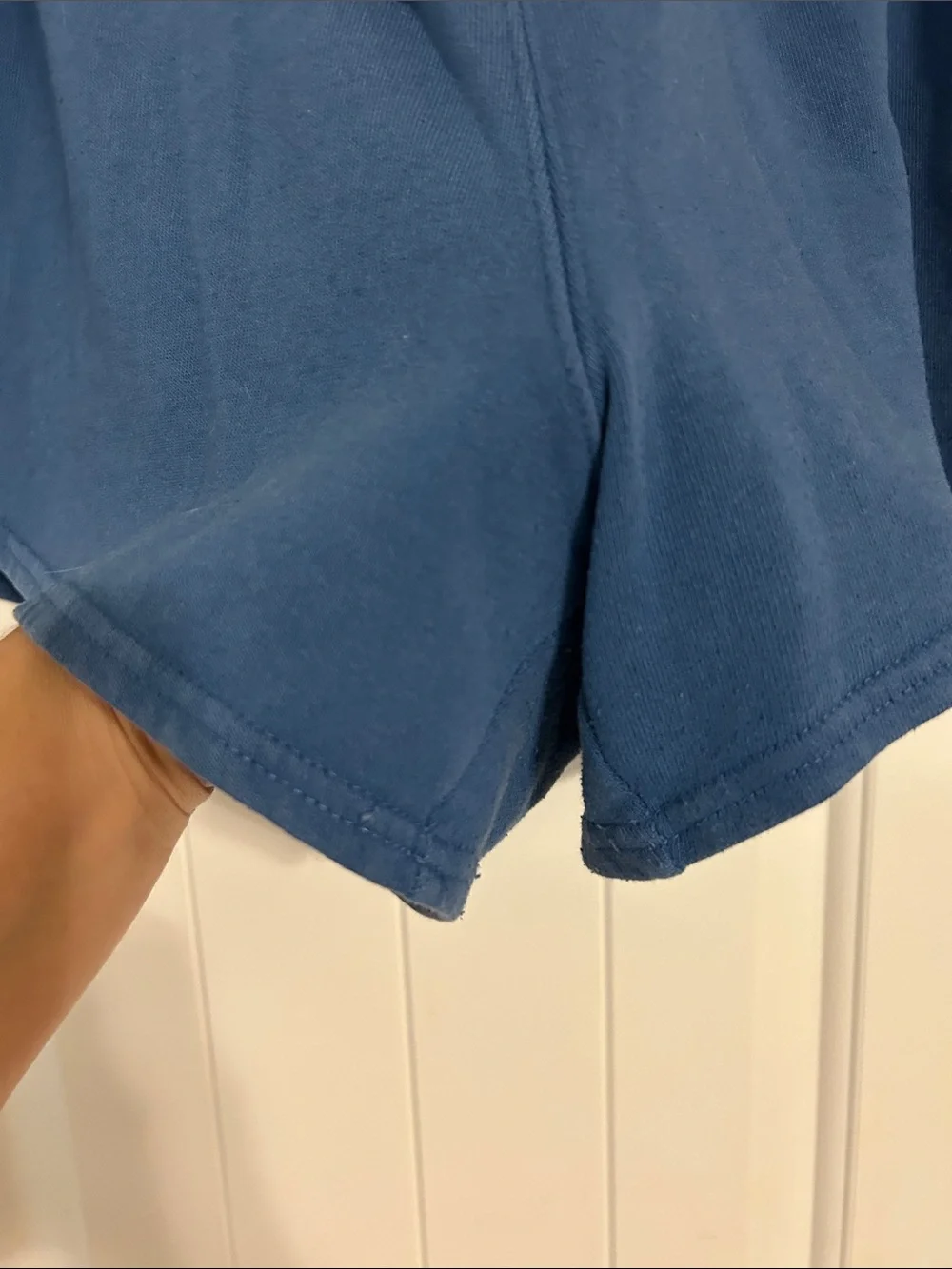 Universal Thread Light Blue Drawstring Ruffle Waist Athletic Shorts